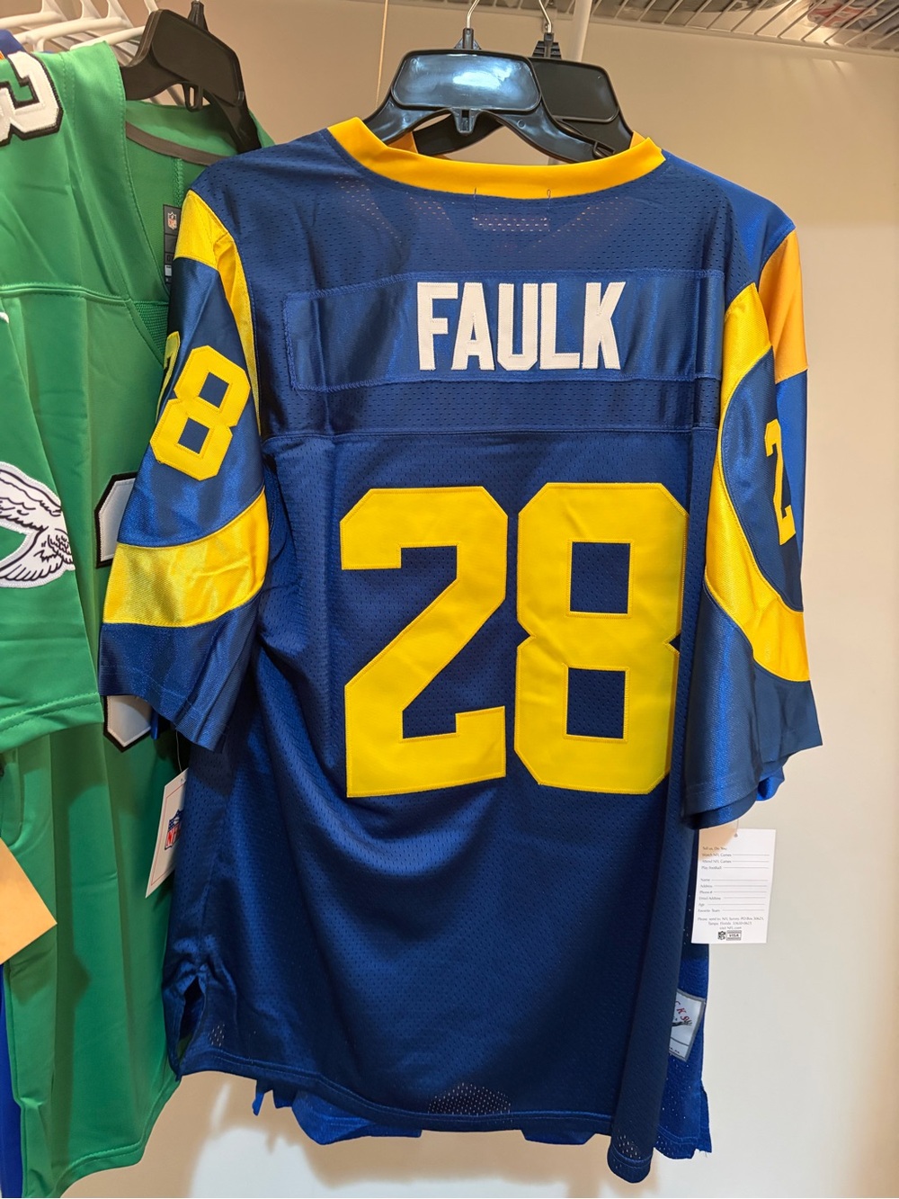 Mitchell & Ness Faulk Rams Vintage